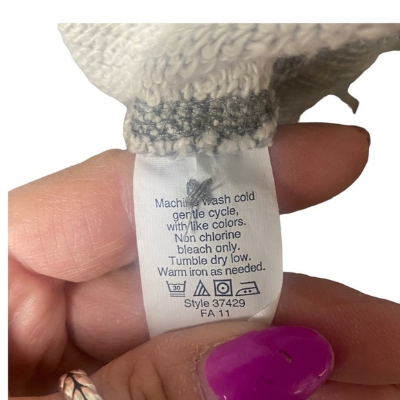 J.Crew gray medium long sleeve hooded button v-neck sweatshirt - Picture 5 of 5